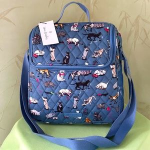 COPY - VERA BRADLEY CAT'S MEOW LUNCH CROSSBODY BAG :NWT